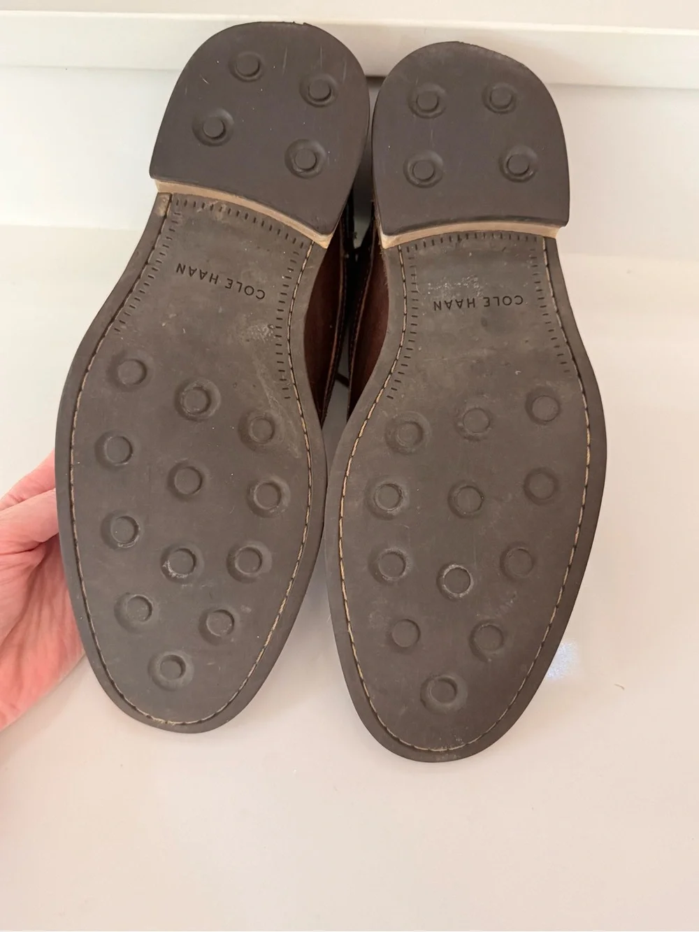 Cole Haan Brown Leather Chukka Boots